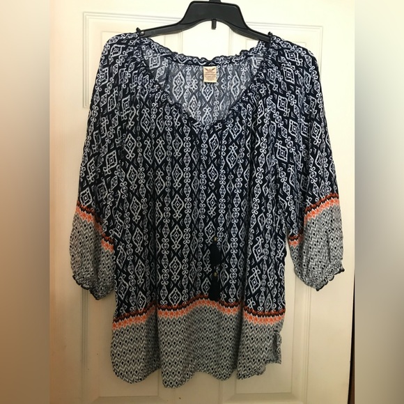 Faded Glory Boho Style Top - Picture 1 of 6